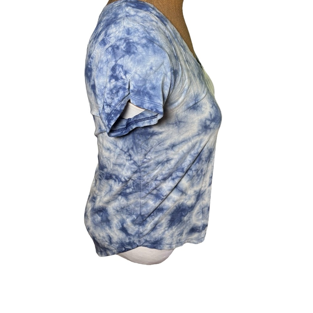 American Eagle Blue Tie-Dye Women's Top Size XS - Picture 7 of 9
